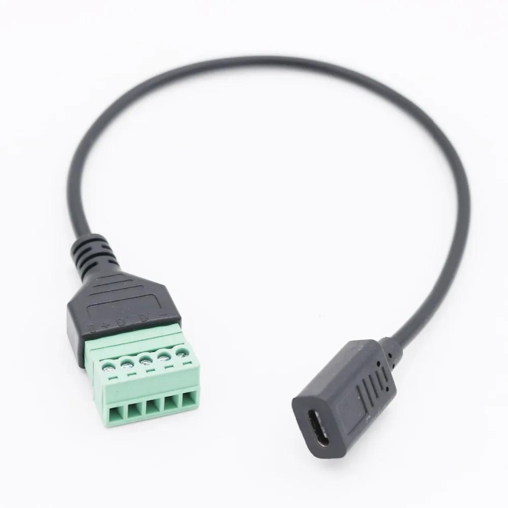 1Pc USB-C USB 3.1  C   5   Ŀ ǵ ִ ͹̳ ÷  ̺ ڵ 30cm/1ft